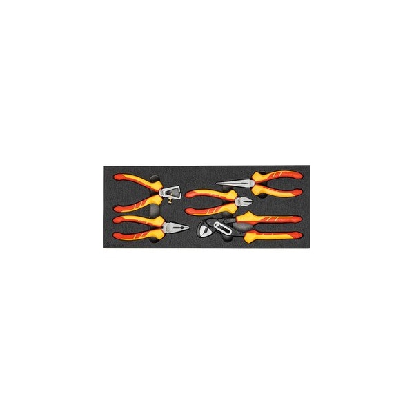 Pliers set in Heavy Duty Foam, 5 Pc